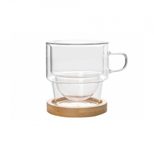 Ceasca cafea perete dublu Omagio 180ml 9939084