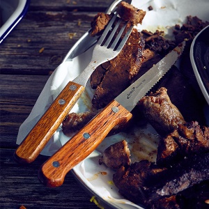 Cutit steak dark wood set 12 buc STK-WDN