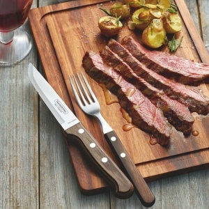Cutit steak M Tramontina red set 12 buc 21109074