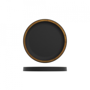 Farfurie aperitiv melamina Copper Black Utah 23cm UH232017