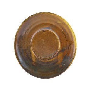 Farfurie ceasca cafea Terra Porcelain Rustic Copper 14.5cm SCR-PRC14