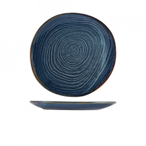 Farfurie coupe Terra Porcelain Aqua Blue Organic 28.5cm CP-PBLG28