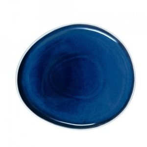 Farfurie ovala aperitiv Coq Abyssos 26x23cm` LABY028BL013260