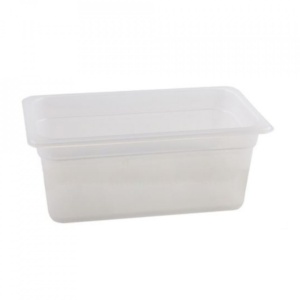 Gastronorm polipropilena transparent 1/3 150mm Genware 5.1L PP13-150