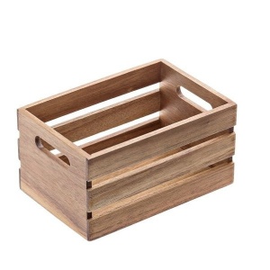 Ladita lemn acacia 26x15x11,7 cm S5022