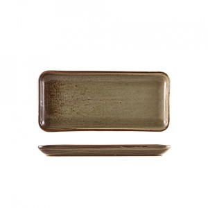 Platou dreptunghiular Terra Porcelain Grey 30 x 14cm NR-PG30
