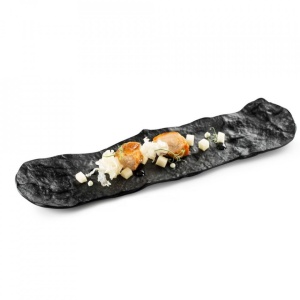 Platou servire CRATER 33X9 cm XGLAS-404