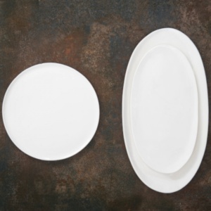 Platou servire oval Aphros 43x23cm LAPH028BI360430