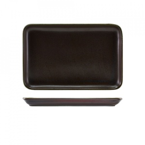 Platou servire Terra Porcelain Black30 x 20cm NR-PBK32