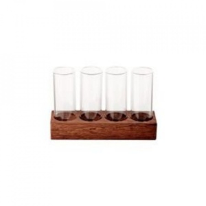 SET 4 Boro Schnap & Walnut Suport 16X5cm A1062-4100RF