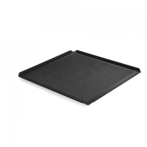 Tava copt antiaderenta perforata aluminiu GN 2/3 808412