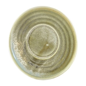 Farfurie ceasca cafea Terra Porcelain Matt Grey 14.5cm SCR-PMG14