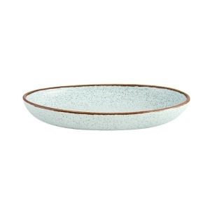 Platou servire oval Rustic Blend Turquoise 27cm 27020968
