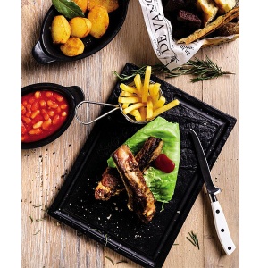 Platou sina Vulcania 32x24 cm VU034340779