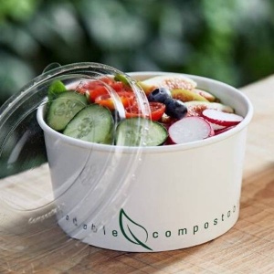 Set bol salata biodegradabila 1000ml Q4012