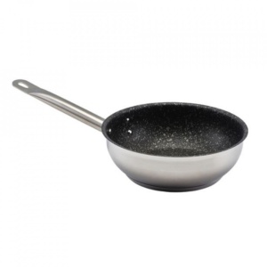 Tigaie Sauteuse antiaderenta otel inoxidabil profil teflon 24cm 1624-02NS