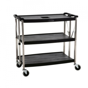 Carucior pliabil mare 3 niveluri Genware 99x52x90cm TROLFLD-L