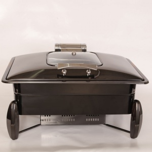 Chafing dish combo GN 1/1 gaz-inductie negru