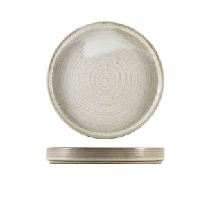 Farfurie prezentareTerra Porcelain Grey 21cm PR-PG21