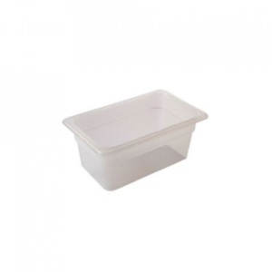 Gastronorm polipropilena transparent 1/9 100mm Genware 0.87L PP19-100