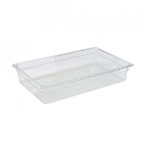Gastronormpolicarbonat transparent 1/1 100mm Genware 53x33cm PC11-100