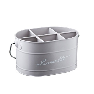 Ladita metal 6 compartimente 24,5x17,5x13,3h cm P3004