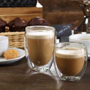 Pahar bauturi calde perete dublu espresso 100ml DWG100