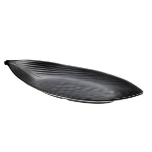 Platou frunza aperitiv melamina 36.5x15.5cm T8224