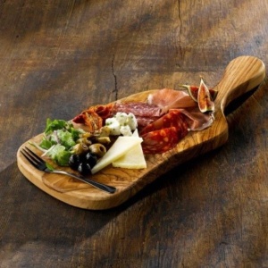 Platou lemn maslin 44x20cm OWPBL