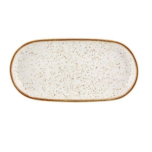 Platou servire oval Rustic Blend White 29,5cm 27020960