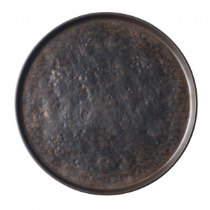 Platou servire rotund melamina Brown Copper 40,5x40,5cm 123518BREU