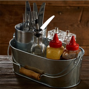 Cos oval paine retro rustic 28x15cm GSTC2815