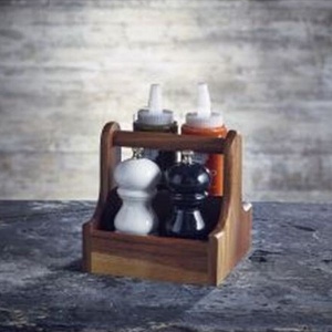 Cos table service lemn DWTC-S
