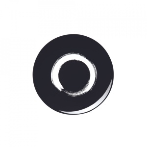 Farfurie desert Circle Arty Black 20cm 240510