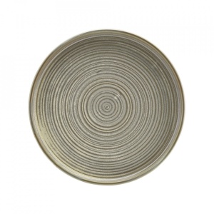 Farfurie prezentare low Terra Porcelain Matt Grey 18cm LP-PMG18
