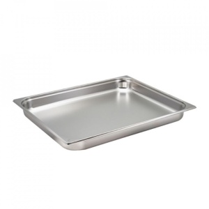 Gastronorm otel inoxidabil 2/1 65mm Genware 65x53cm GN21-65