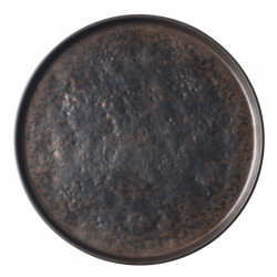 Platou servire rotund melamina Brown Copper 45,5x45,5cm 123519BREU