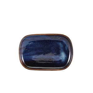 Platou Terra Aqua Blue 24 x 16.5cm RP-PBL24