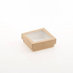 Set 25buc cutie cu capac transparent 10x10x4cm H0715