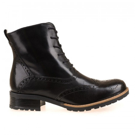 Ghete piele naturala oxford Maria