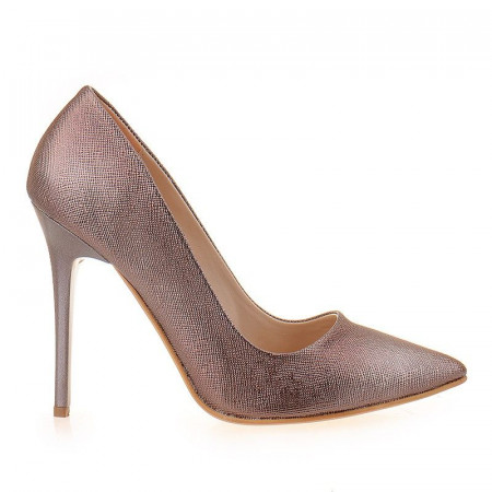 Pantofi stiletto Adele bronze