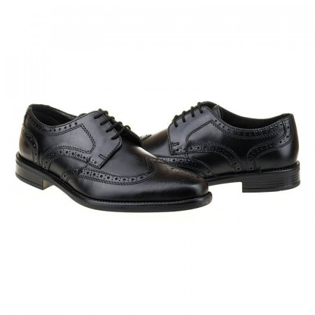 Pantofi office din piele naturala italiana Estachio