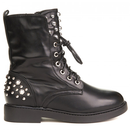 Ghete casual cu siret Paris negru