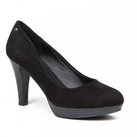Pantofi dama, casual cu toc mic Negru