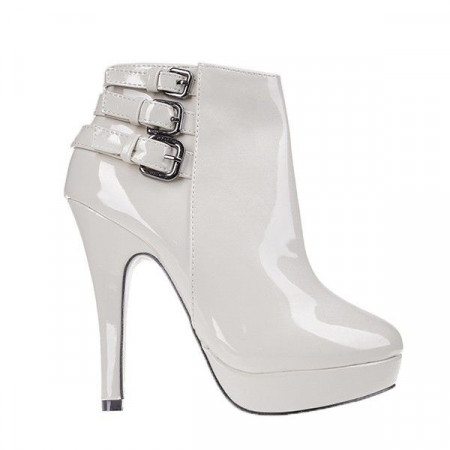 Botine Matilda bej pat