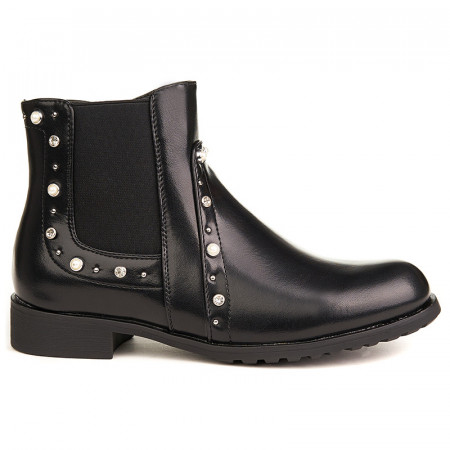 Ghete casual din piele ecologica Amalia