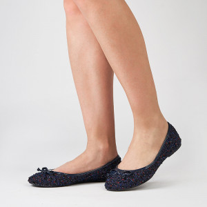 Balerini dama, casual, Navy