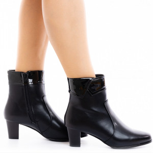 Botine dama cu toc mediu Leticia