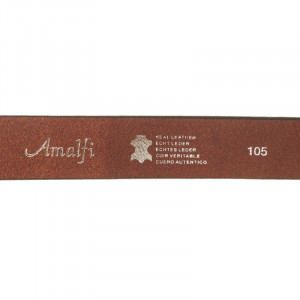 Curea Amalfi din piele naturala made in Romania Bento brn