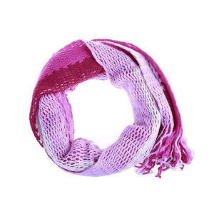 Fular Penia white pink